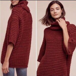 Anthropologie Tracy Reese Oversized Chunky Sweater Size M